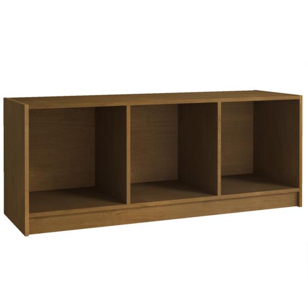 TV-Schrank Honigbraun 104x33x41 cm Massivholz Kiefer