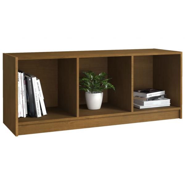 TV-Schrank Honigbraun 104x33x41 cm Massivholz Kiefer