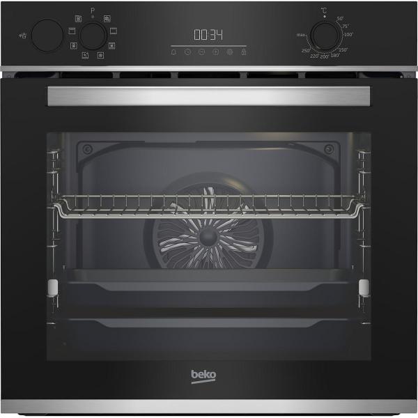 ARDEBO.de Beko BBIS13300X EEK: A Einbaubackofen, 60 cm breit, 72 L, SteamShine, Multidimensionales Backen, Teleskopauszug, edelstahl