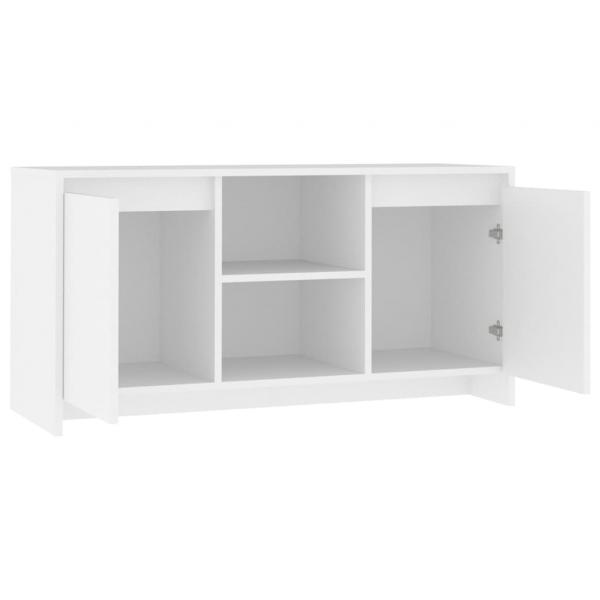 TV-Schrank Weiß 102x37,5x52,5 cm Holzwerkstoff