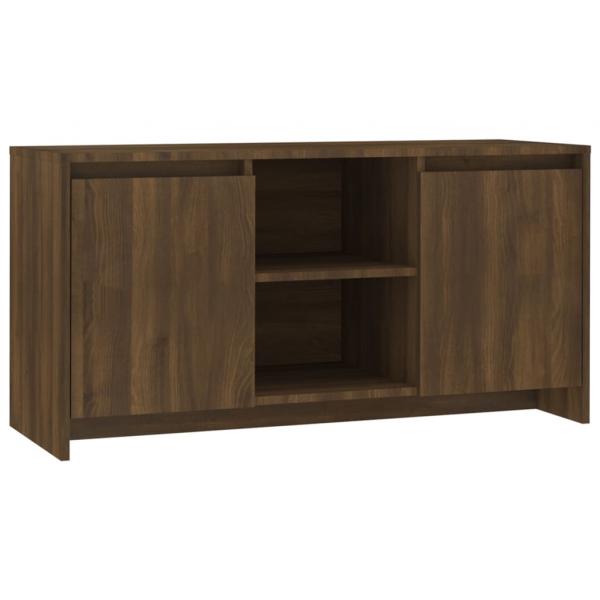 TV-Schrank Braun Eiche-Optik 102x37,5x52,5 cm Holzwerkstoff