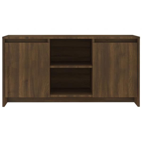 TV-Schrank Braun Eiche-Optik 102x37,5x52,5 cm Holzwerkstoff