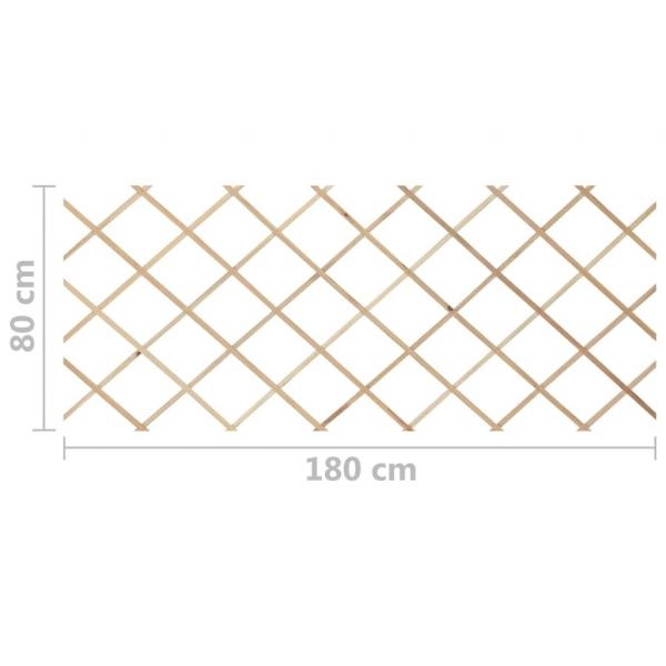 Rankzäune 5 Stk. Massivholz Tanne 180x80 cm