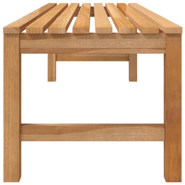 Gartenbank 150 cm Massivholz Teak