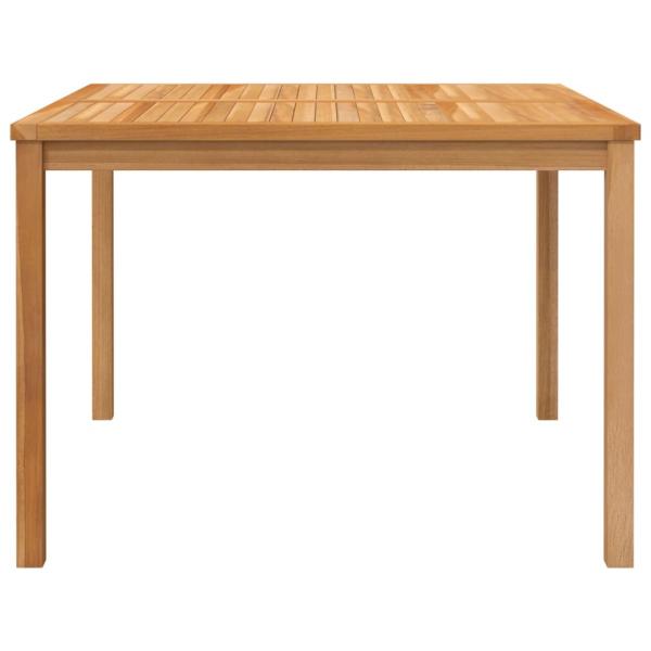 Garten-Esstisch 110x110x77 cm Massivholz Teak