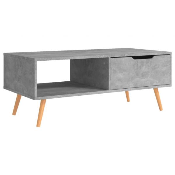 Couchtisch Betongrau 100x49,5x43 cm Holzwerkstoff