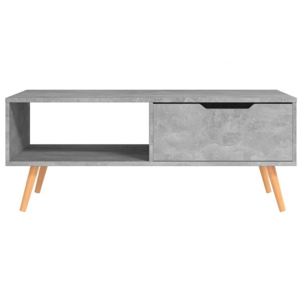 Couchtisch Betongrau 100x49,5x43 cm Holzwerkstoff