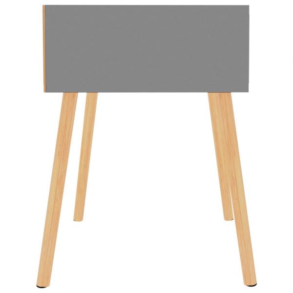 Nachttische 2 Stk. Grau 40x40x56 cm Holzwerkstoff