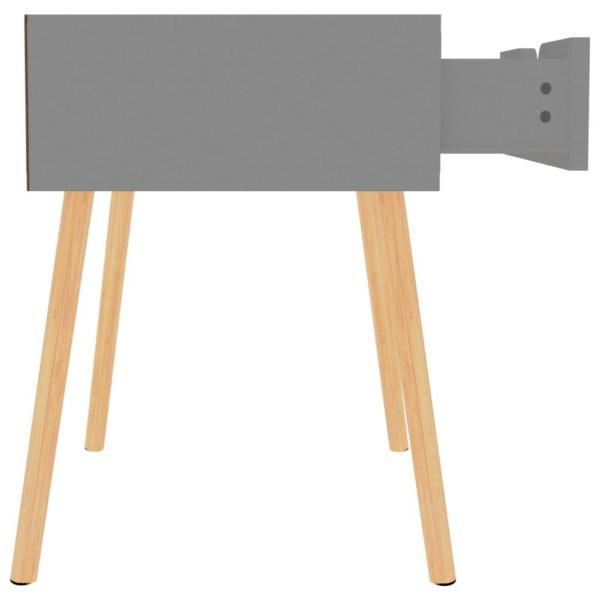 Nachttische 2 Stk. Grau 40x40x56 cm Holzwerkstoff