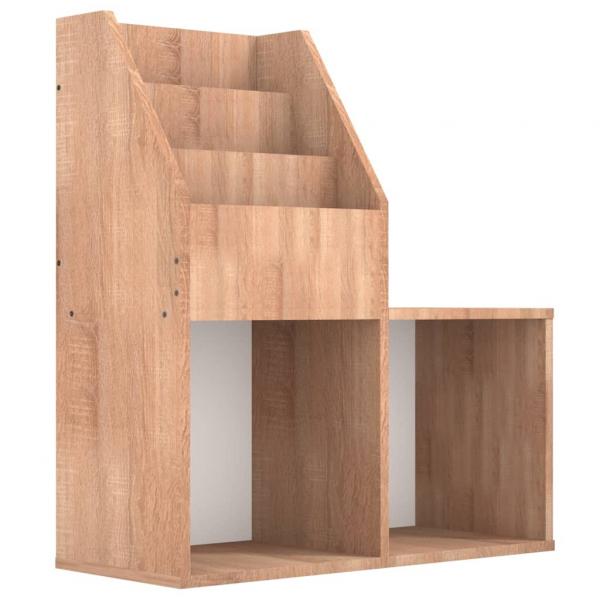 Kinder-Bücherregal Sonoma-Eiche 71x30x78,5 cm Holzwerkstoff