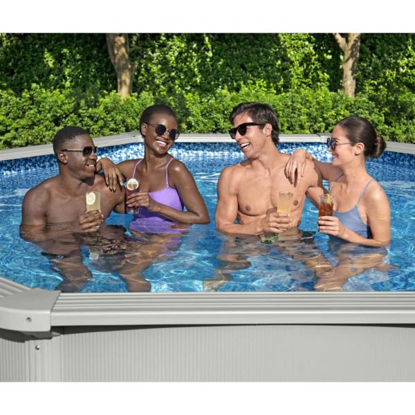 Bestway Hydrium Oberirdisches Frame-Pool Rund 360x120 cm