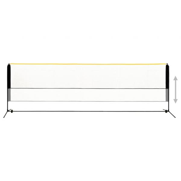 Badmintonnetz Verstellbar 500x103x94-158 cm Metall  