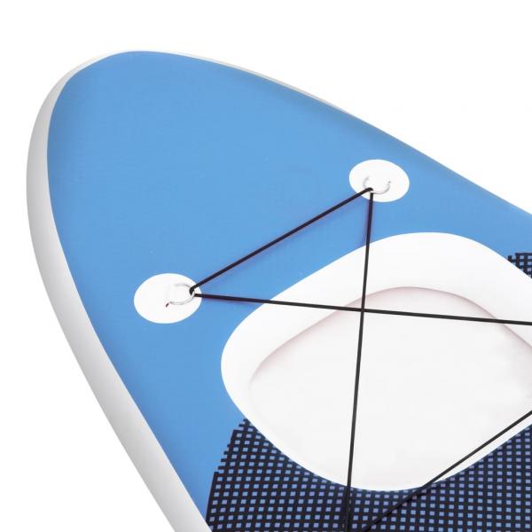 SUP-Board-Set Aufblasbar Marineblau 360x81x10 cm