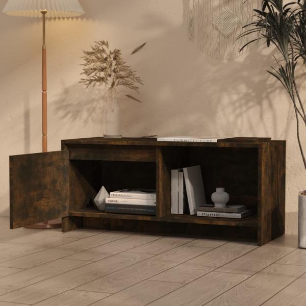 TV-Schrank Räuchereiche 90x35x40 cm Holzwerkstoff