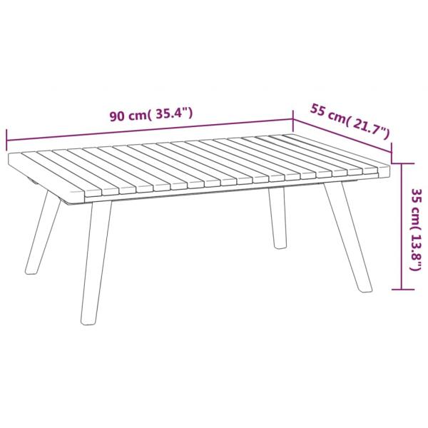 7-tlg. Garten-Lounge-Set mit Kissen Massivholz Akazie