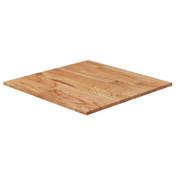 ARDEBO.de - Tischplatte Quadratisch Hellbraun 40x40x1,5cm Behandelte Eiche