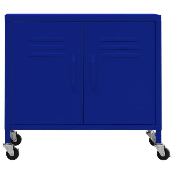 Lagerschrank Marineblau 60x35x56 cm Stahl