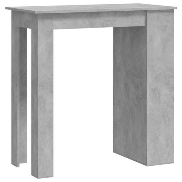 Bartisch mit Regal Betongrau 102x50x103,5 cm