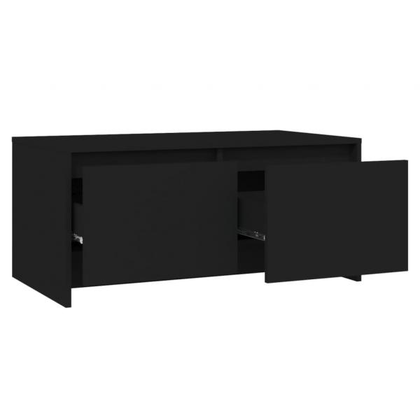 Couchtisch Schwarz 90x50x41,5 cm Holzwerkstoff