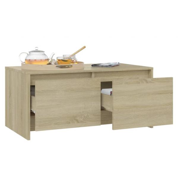 Couchtisch Sonoma-Eiche 90x50x41,5 cm Holzwerkstoff