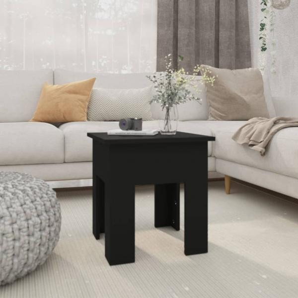 ARDEBO.de - Couchtisch Schwarz 40x40x42 cm Holzwerkstoff