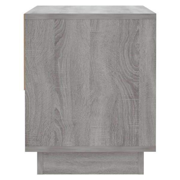 Nachttische 2 Stk. Grau Sonoma 45x34x44 cm Holzwerkstoff