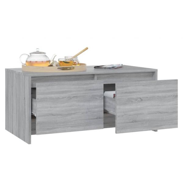 Couchtisch Grau Sonoma 90x50x41,5 cm Holzwerkstoff