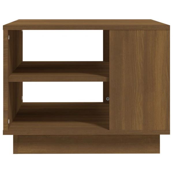 Couchtisch Braun Eichen-Optik 55x55x43 cm Holzwerkstoff