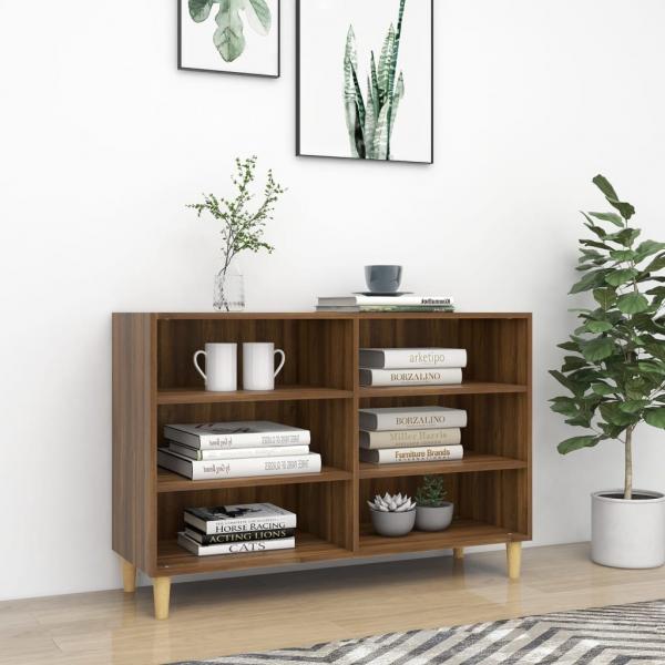 ARDEBO.de - Sideboard Braun Eichen-Optik 103,5x35x70 cm Holzwerkstoff