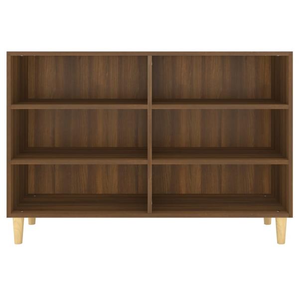 Sideboard Braun Eichen-Optik 103,5x35x70 cm Holzwerkstoff