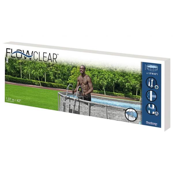 Bestway Flowclear Poolleiter mit 4 Stufen 107 cm