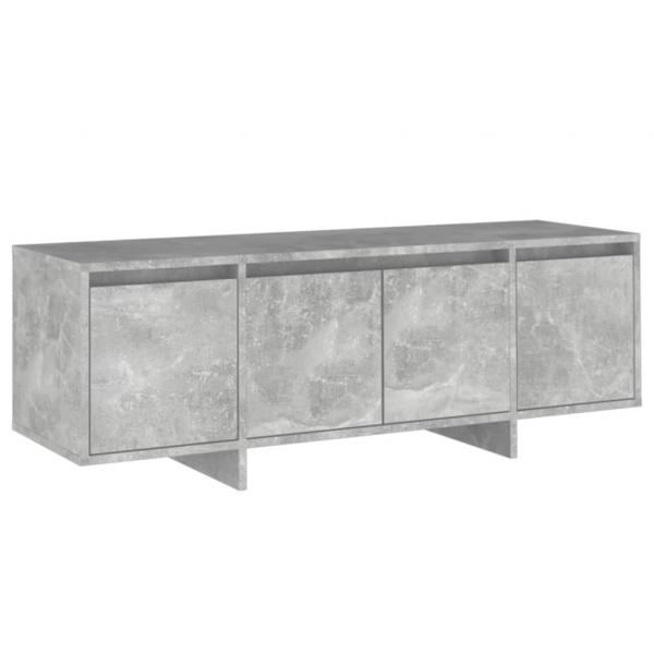 TV-Schrank Betongrau 120x30x40,5 cm Holzwerkstoff