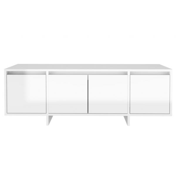 TV-Schrank Hochglanz-Weiß 120x30x40,5 cm Holzwerkstoff