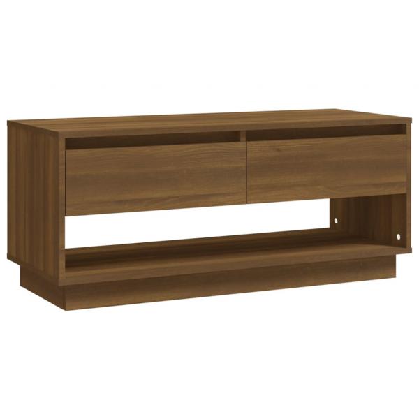 TV-Schrank Braun Eichen-Optik 102x41x44 cm Holzwerkstoff