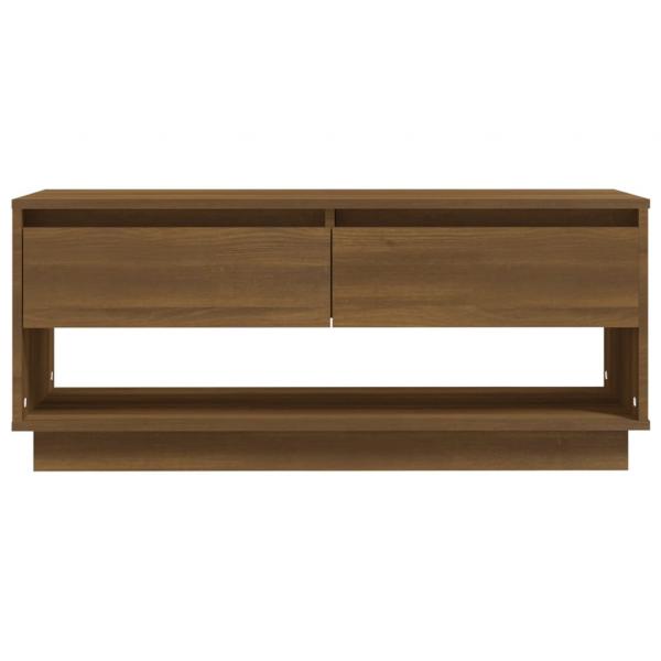 TV-Schrank Braun Eichen-Optik 102x41x44 cm Holzwerkstoff