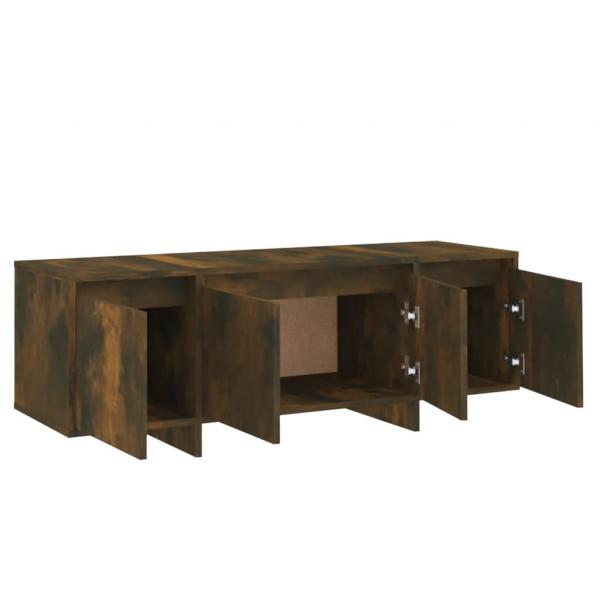 TV-Schrank Räuchereiche 120x30x40,5 cm Holzwerkstoff