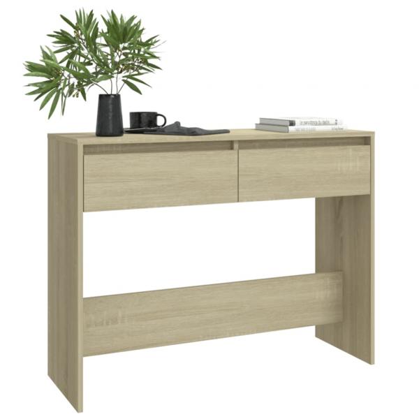 Konsolentisch Sonoma-Eiche 100x35x76,5 cm Holzwerkstoff