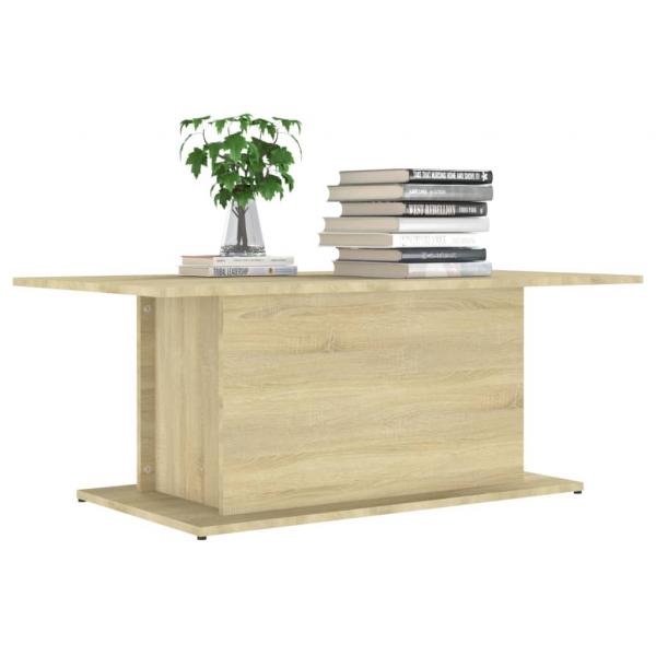 Couchtisch Sonoma-Eiche 102x55,5x40 cm Holzwerkstoff