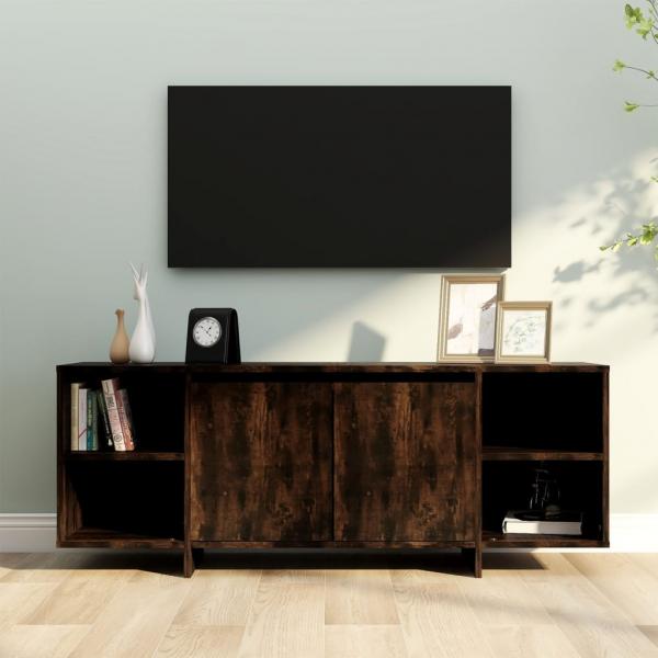 ARDEBO.de - TV-Schrank Räuchereiche 130x35x50 cm Holzwerkstoff