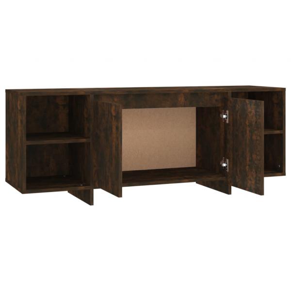 TV-Schrank Räuchereiche 130x35x50 cm Holzwerkstoff