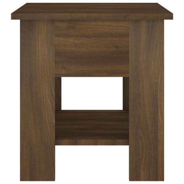 Couchtisch Braun Eichen-Optik 40x40x42 cm Holzwerkstoff