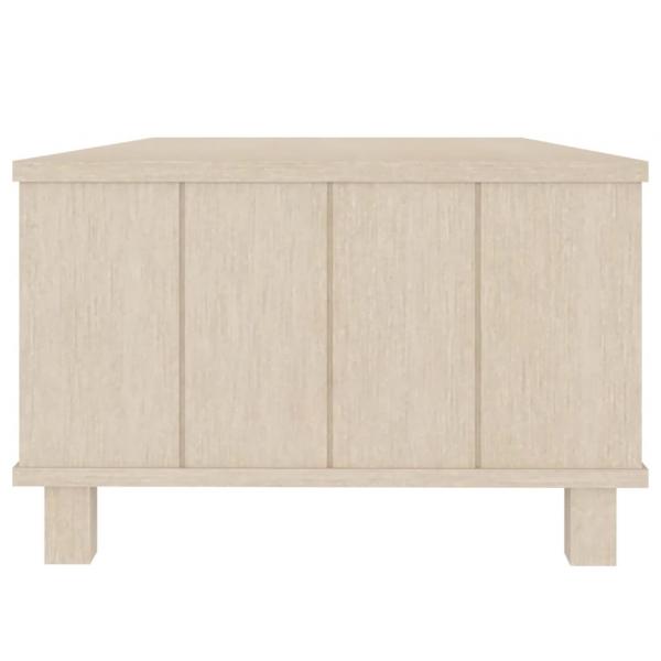 Sideboard HAMAR Honigbraun 100x55x35 cm Massivholz Kiefer