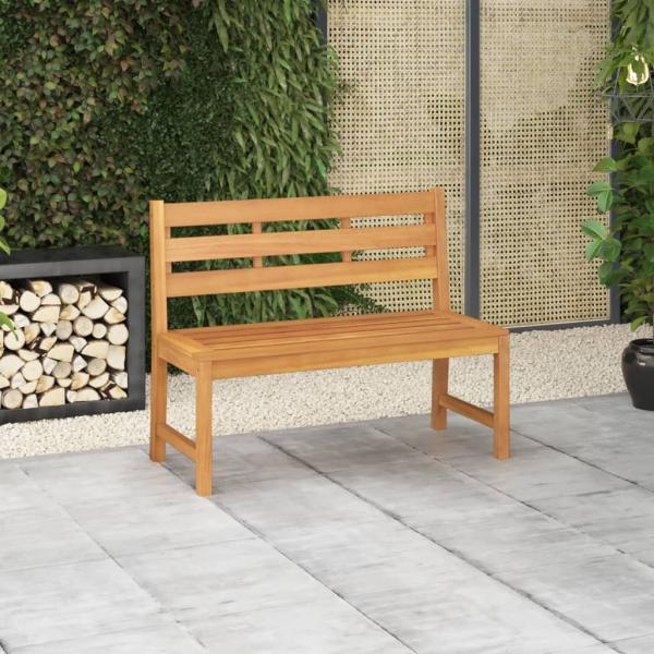 ARDEBO.de - Gartenbank 114 cm Massivholz Teak