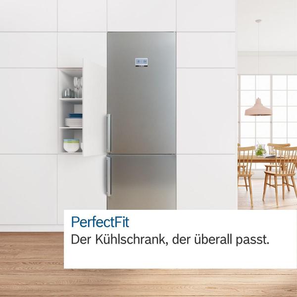 Bosch KGN392LCF Serie 4 Stand Kühl-Gefrierkombination, 60cm breit, 363l, VitaFresh XXL, NoFrost, weiß