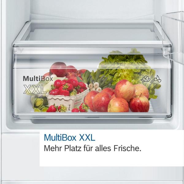 Bosch KIL42NSE0 Einbaukühlschrank, Nischenhöhe: 122,5cm, 159l, Schlepptürtechnik, LED-Beleuchtung