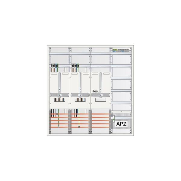 ARDEBO.de ABN S47ZA721 Zählerschrank 3Pkt 2Z 1R 1V1APZ