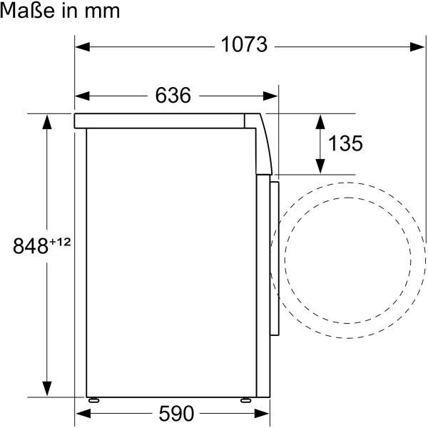 Bosch WGG244A20 9kg Frontlader Waschmaschine, 1400 U/min., 60cm breit, EcoSilence Drive, SpeedPerfect, i-DOS, weiß