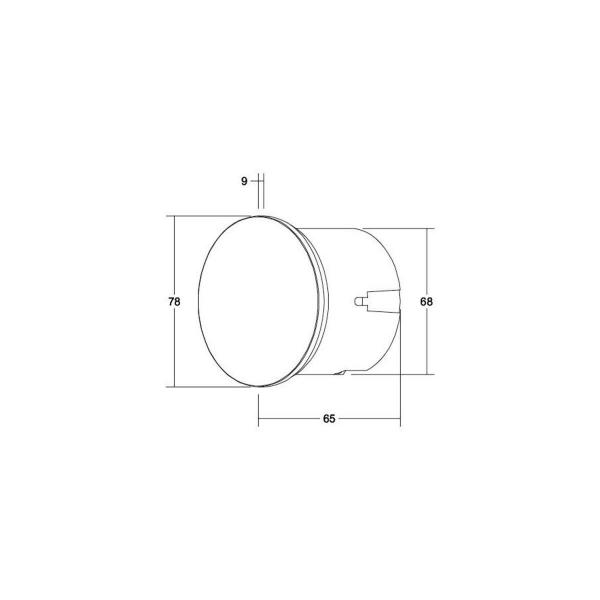 Brumberg WALL KIT68 LED-Wandeinbauleuchte, für Gerätedosen, 35.0 lm, 3000 K, schwarz (10158083)