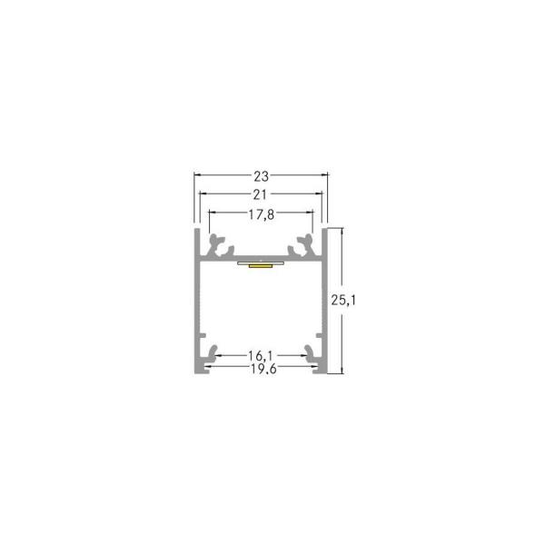 Brumberg P06-20 Anbauprofil alu eloxiert (53603260)