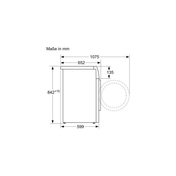 Bosch WTH85VWIN 8kg A++ Wärmepumpentrockner, 60cm breit, EasyClean, AutoDry, LED Display, weiß